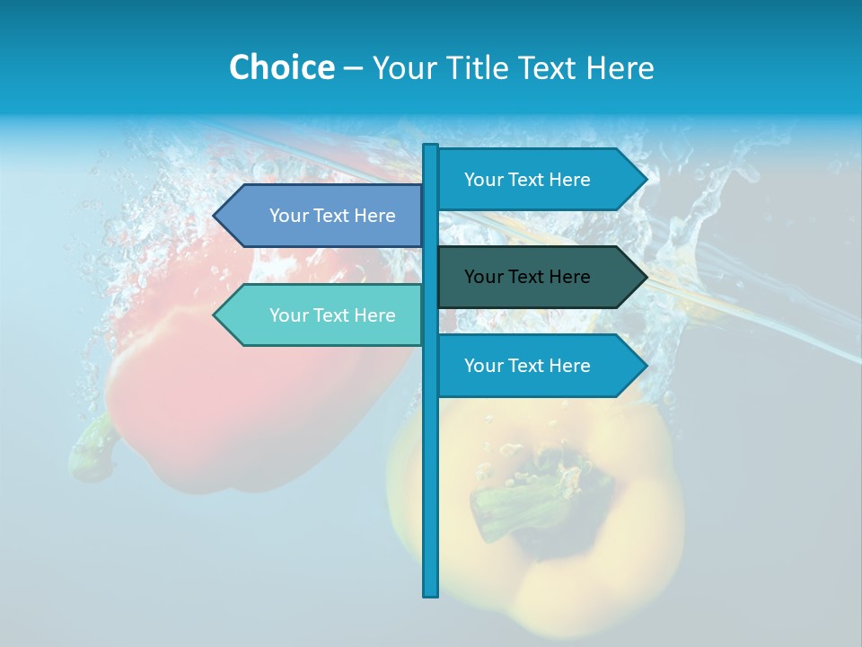 Green Liquid Closeup PowerPoint Template