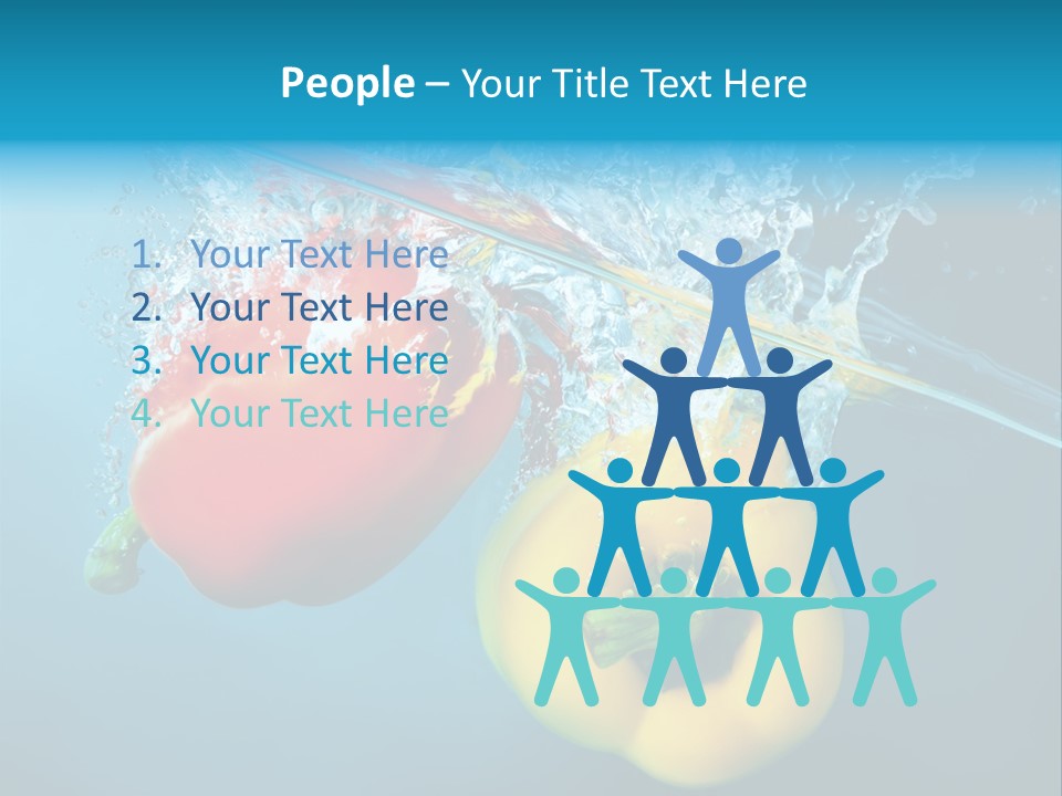 Green Liquid Closeup PowerPoint Template