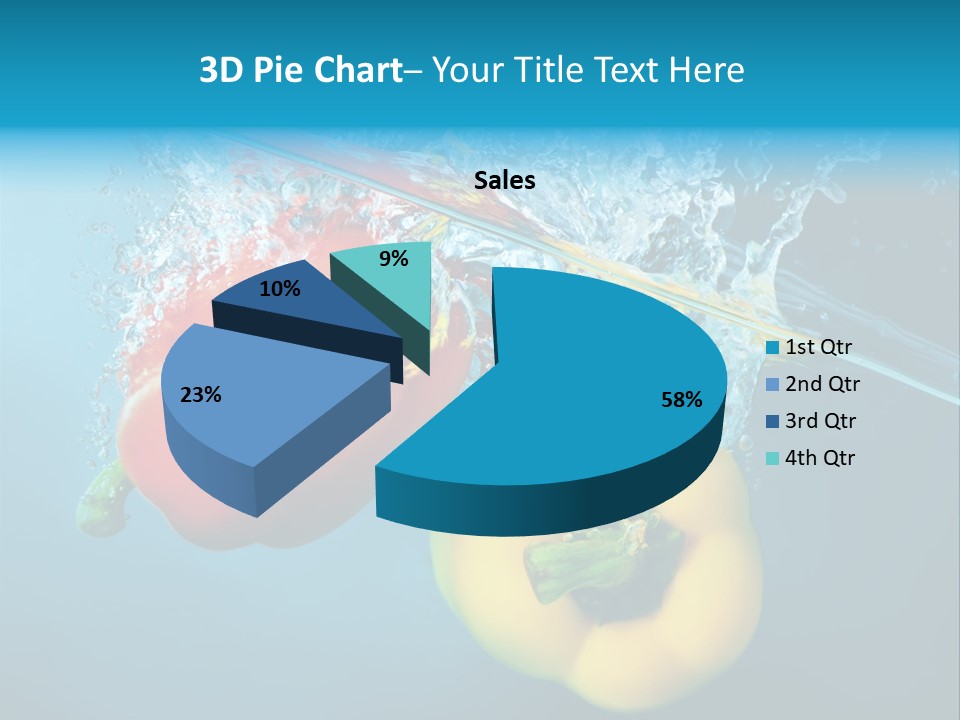 Green Liquid Closeup PowerPoint Template