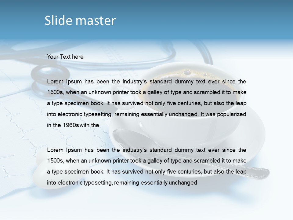 Mug Brown Care PowerPoint Template