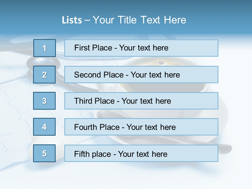 Mug Brown Care PowerPoint Template
