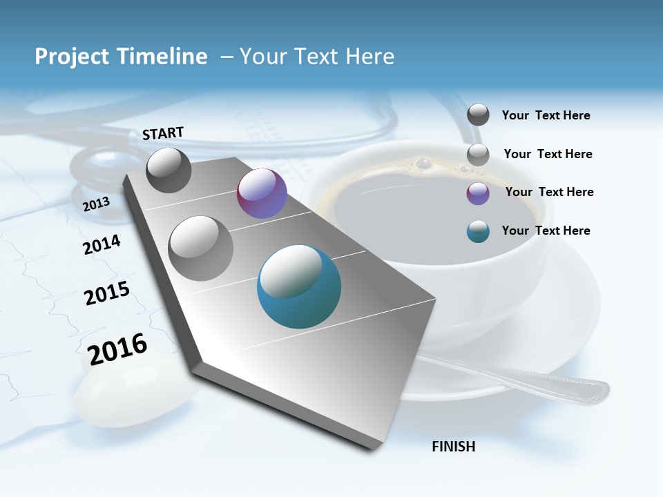 Mug Brown Care PowerPoint Template