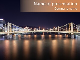 Hdr Skyline Night PowerPoint Template