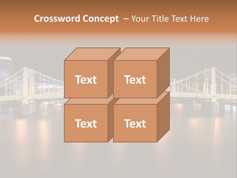 Hdr Skyline Night PowerPoint Template