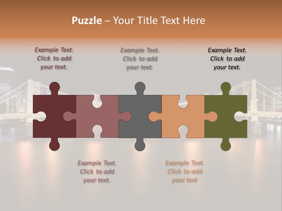 Hdr Skyline Night PowerPoint Template