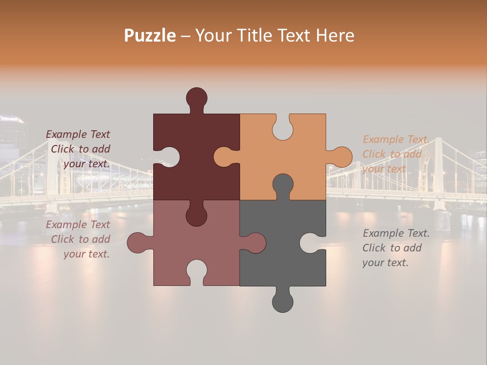 Hdr Skyline Night PowerPoint Template