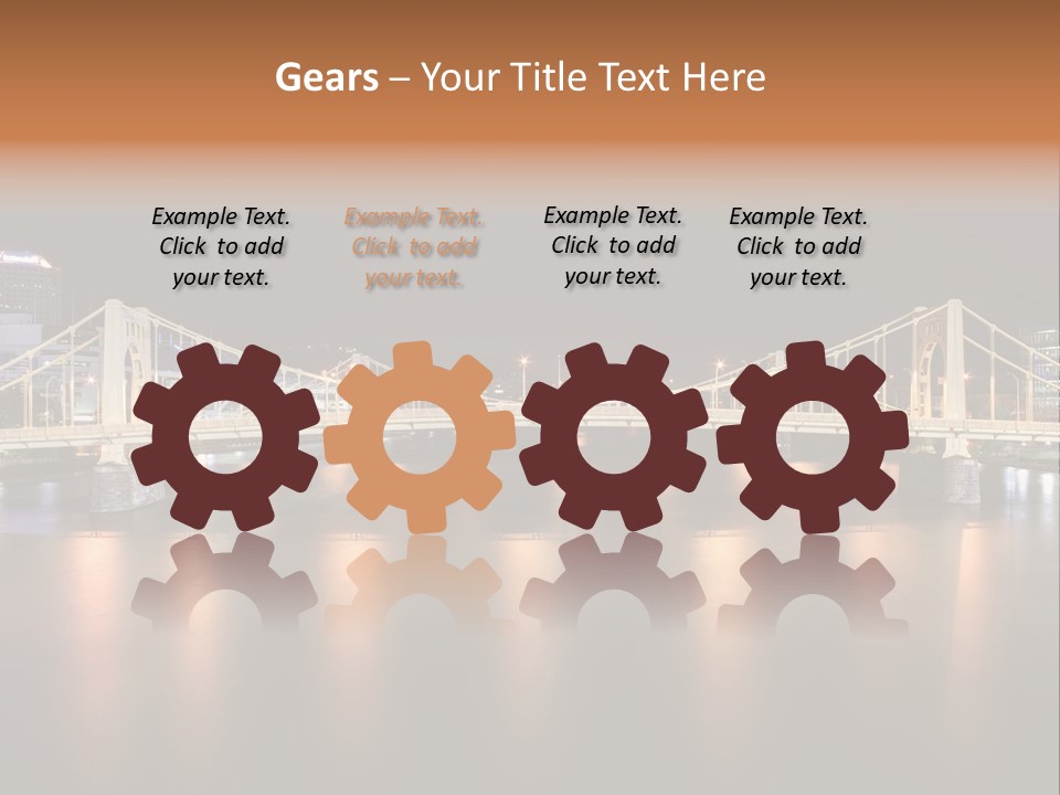 Hdr Skyline Night PowerPoint Template