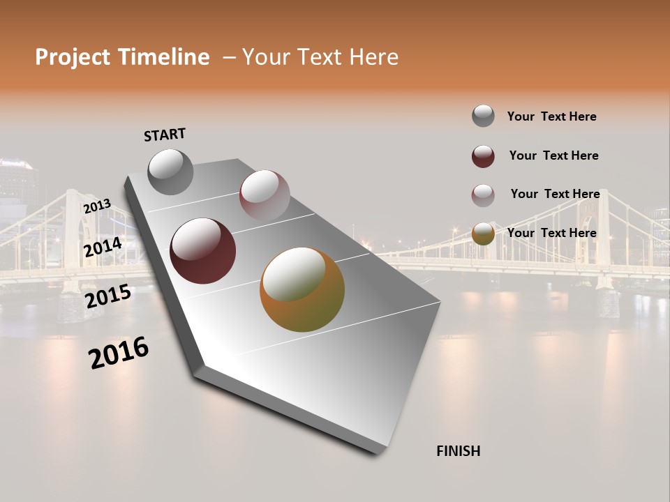 Hdr Skyline Night PowerPoint Template