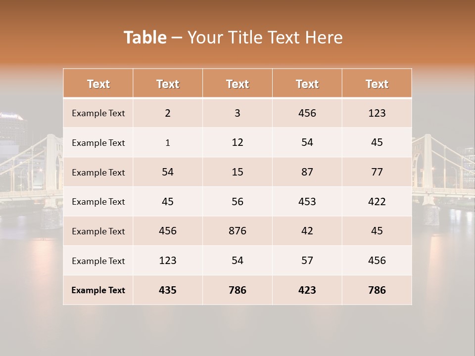 Hdr Skyline Night PowerPoint Template