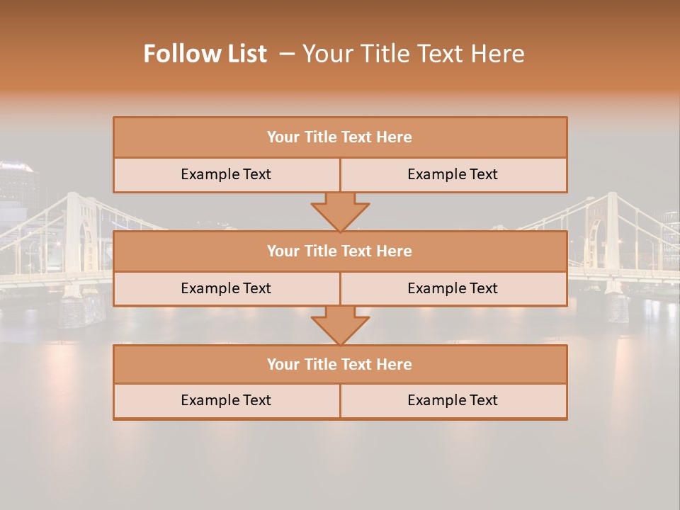 Hdr Skyline Night PowerPoint Template
