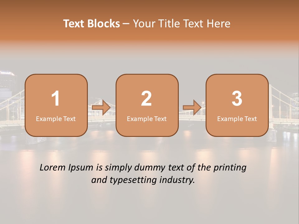 Hdr Skyline Night PowerPoint Template