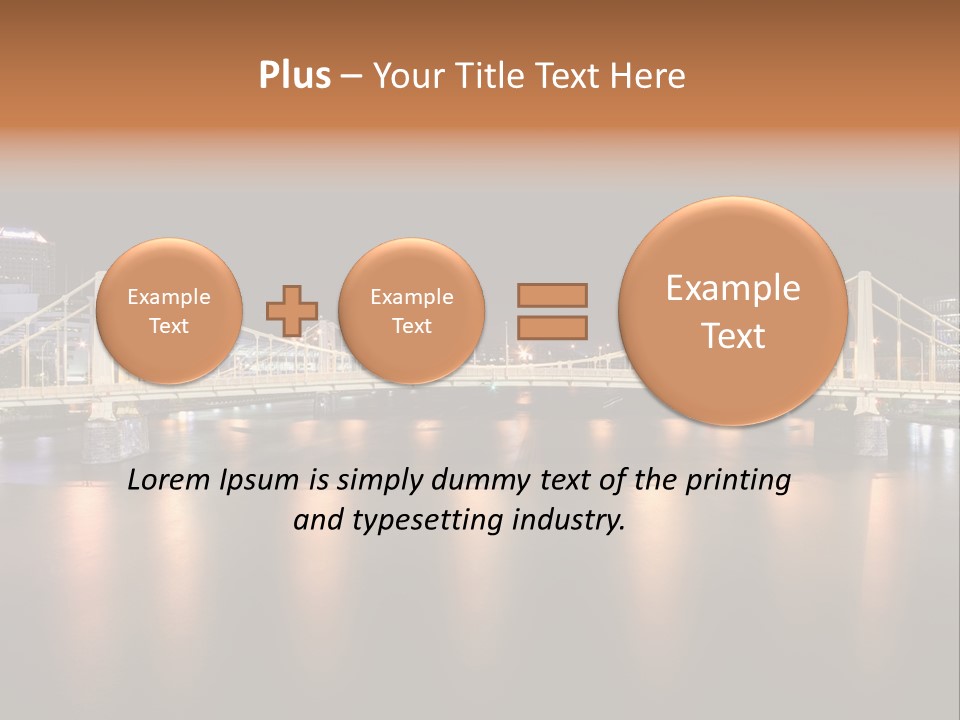 Hdr Skyline Night PowerPoint Template