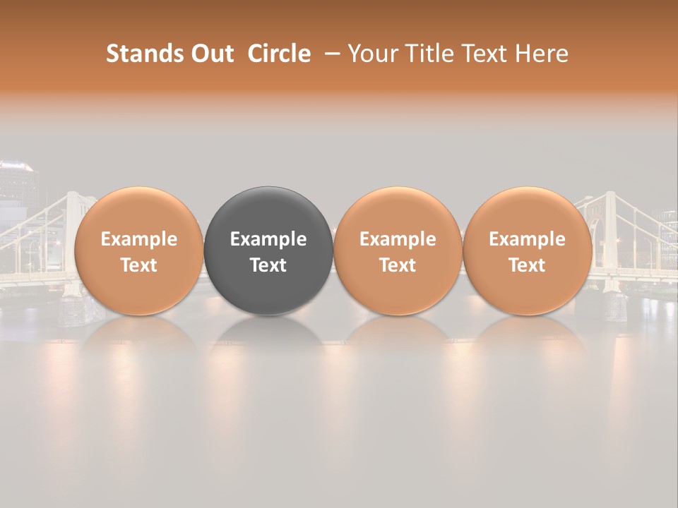 Hdr Skyline Night PowerPoint Template