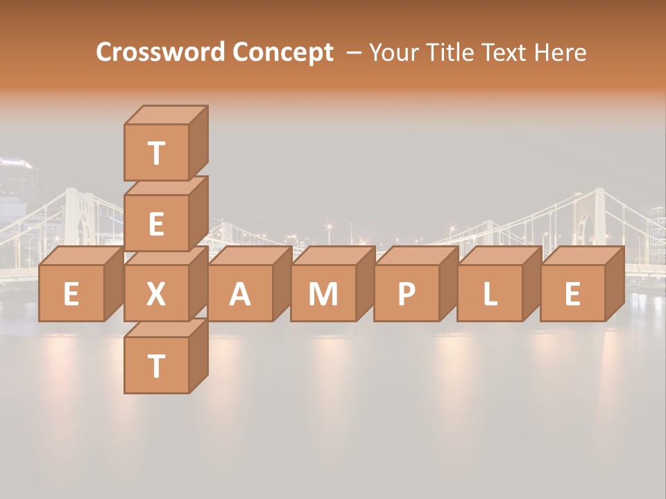 Hdr Skyline Night PowerPoint Template