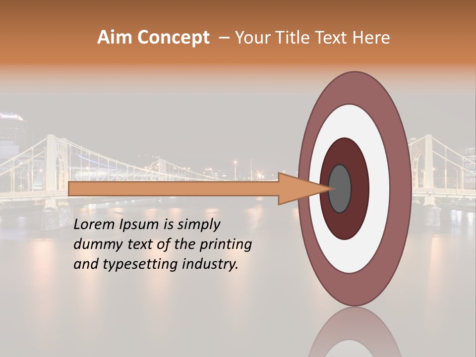 Hdr Skyline Night PowerPoint Template