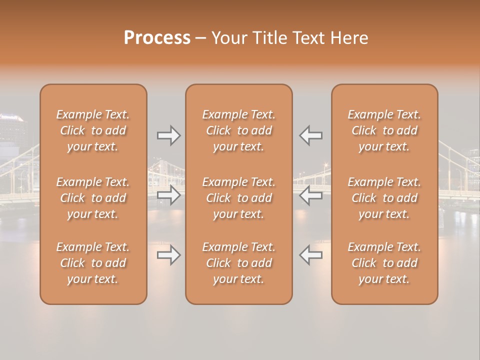 Hdr Skyline Night PowerPoint Template