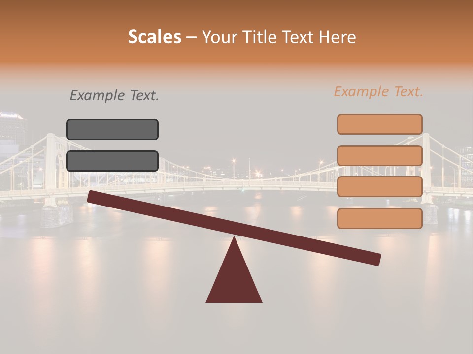 Hdr Skyline Night PowerPoint Template