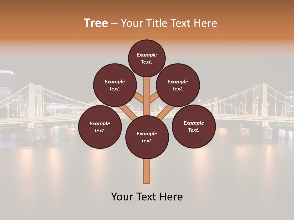Hdr Skyline Night PowerPoint Template