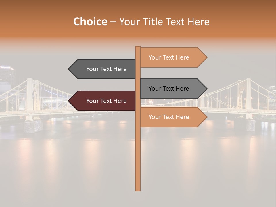 Hdr Skyline Night PowerPoint Template