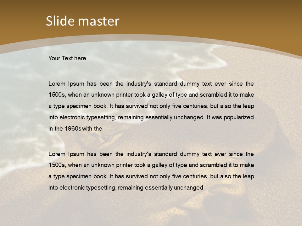 Sand Healthcare And Medicine Alzheimer's Disease PowerPoint Template