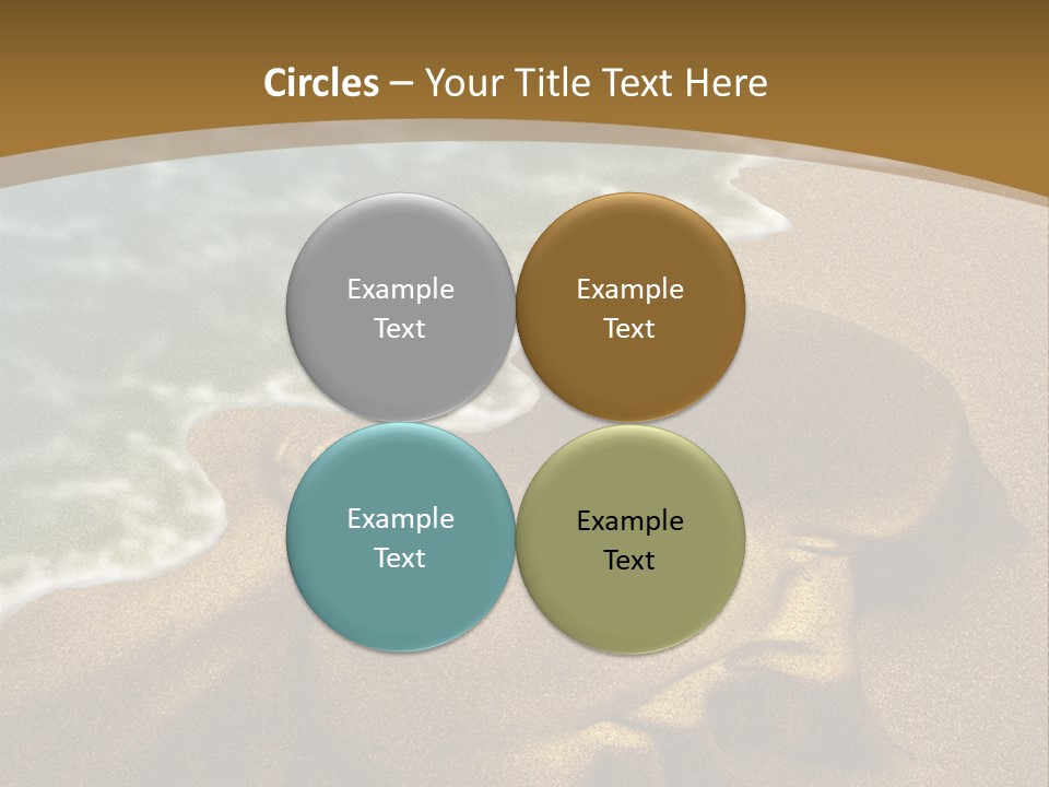 Sand Healthcare And Medicine Alzheimer's Disease PowerPoint Template