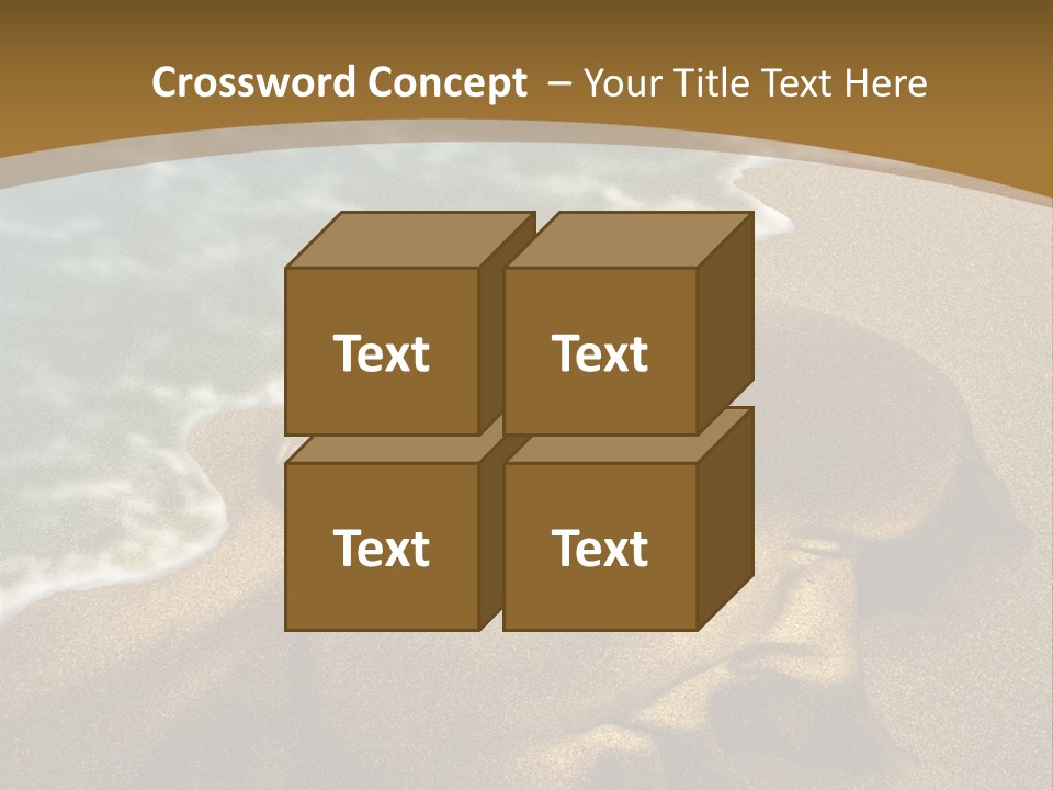 Sand Healthcare And Medicine Alzheimer's Disease PowerPoint Template