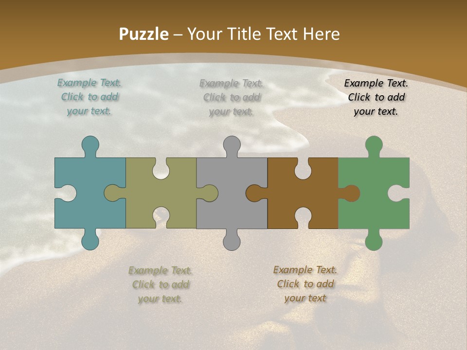 Sand Healthcare And Medicine Alzheimer's Disease PowerPoint Template