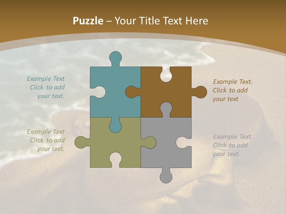 Sand Healthcare And Medicine Alzheimer's Disease PowerPoint Template