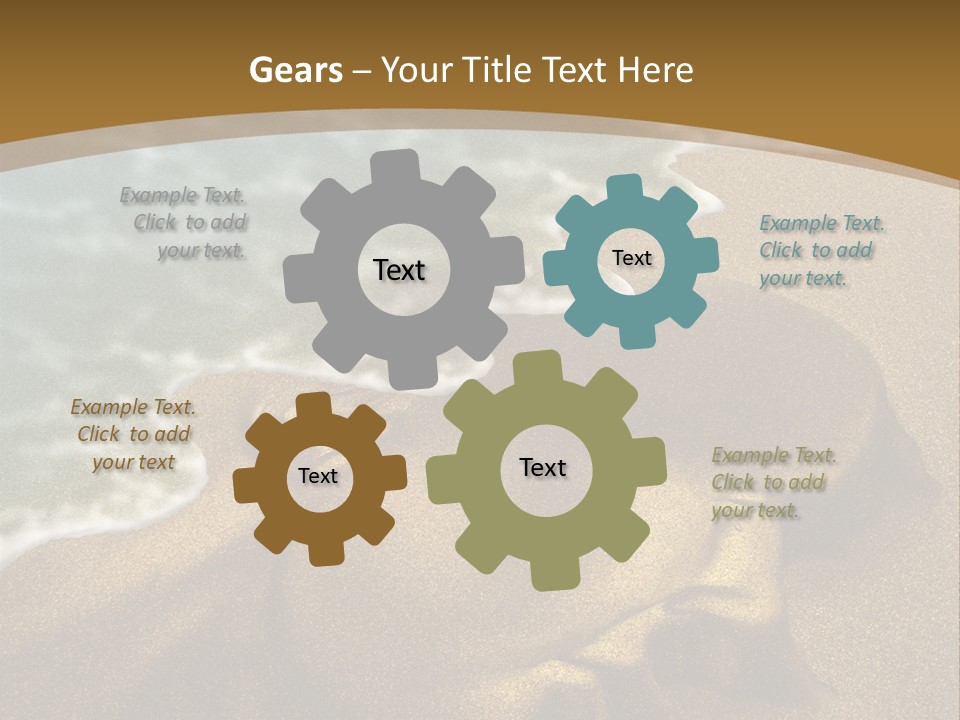 Sand Healthcare And Medicine Alzheimer's Disease PowerPoint Template