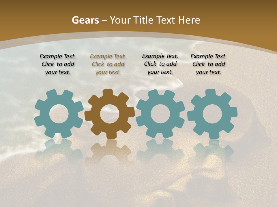 Sand Healthcare And Medicine Alzheimer's Disease PowerPoint Template