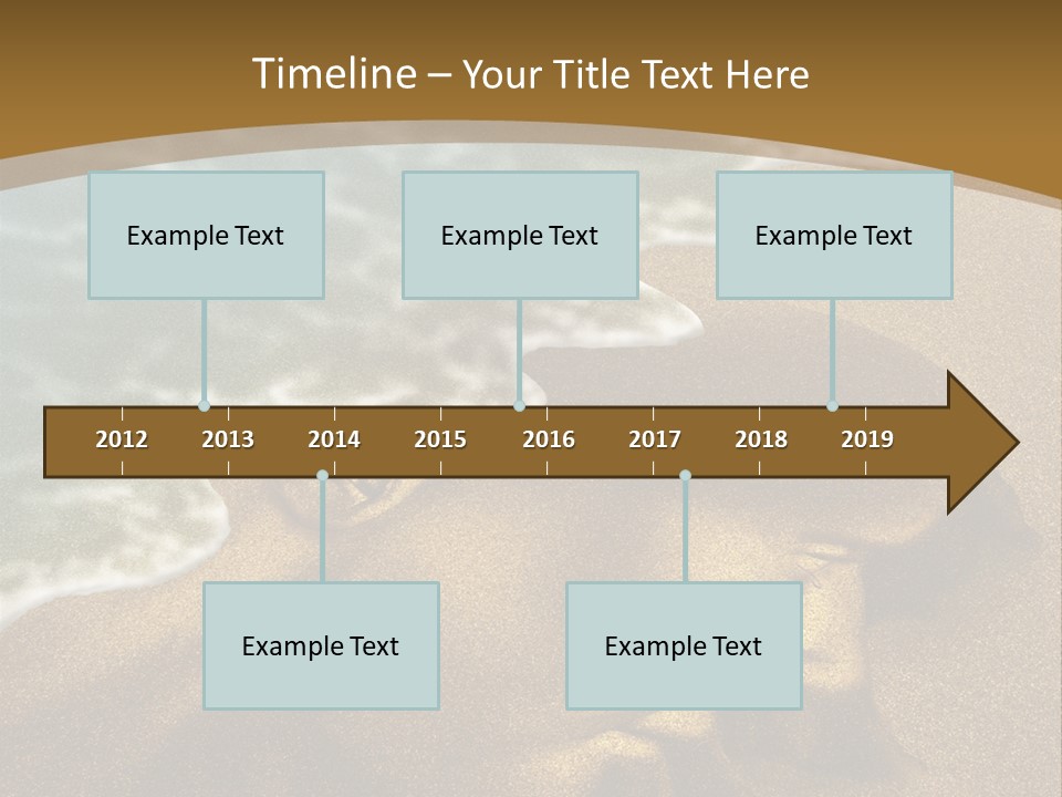 Sand Healthcare And Medicine Alzheimer's Disease PowerPoint Template