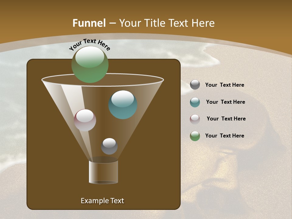 Sand Healthcare And Medicine Alzheimer's Disease PowerPoint Template