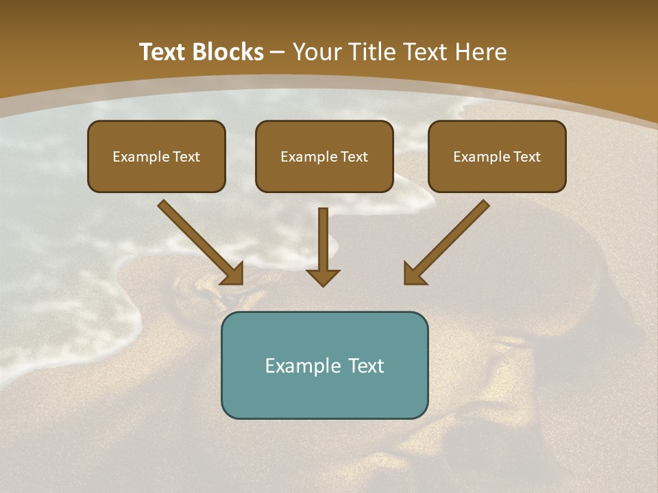 Sand Healthcare And Medicine Alzheimer's Disease PowerPoint Template