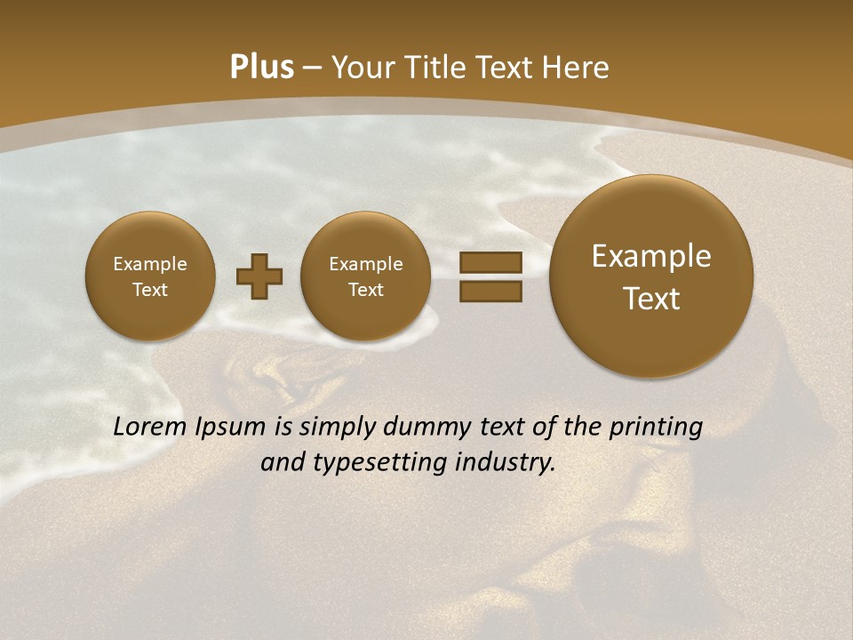 Sand Healthcare And Medicine Alzheimer's Disease PowerPoint Template