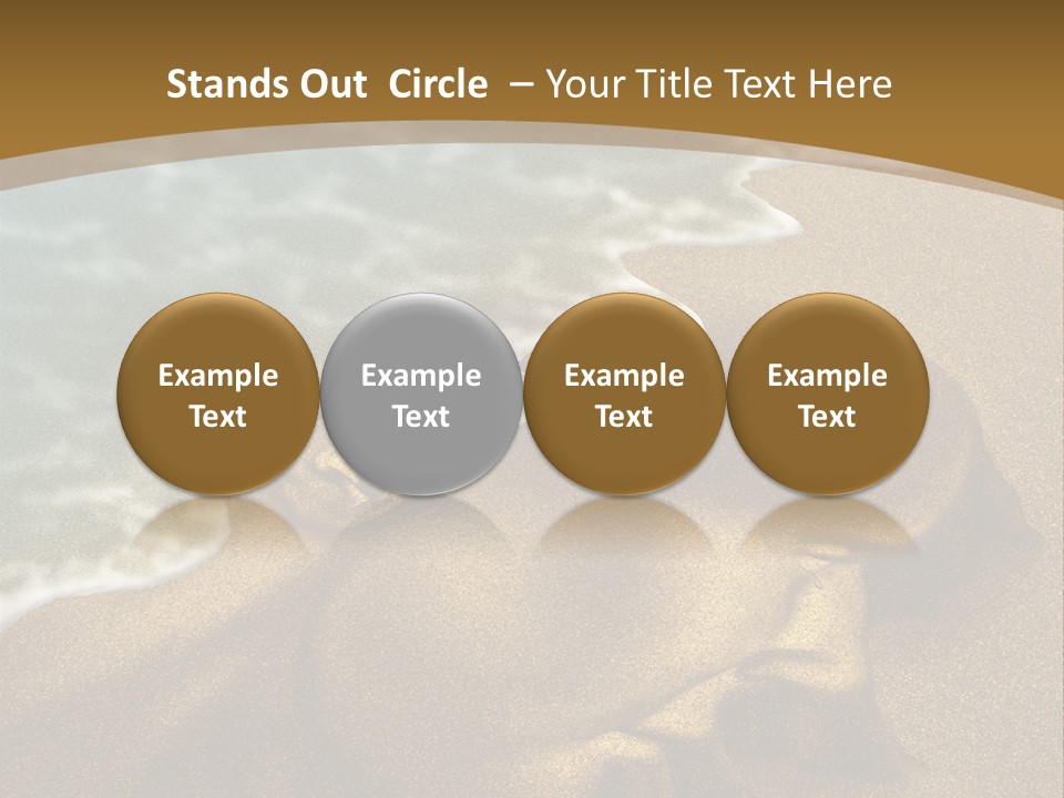 Sand Healthcare And Medicine Alzheimer's Disease PowerPoint Template