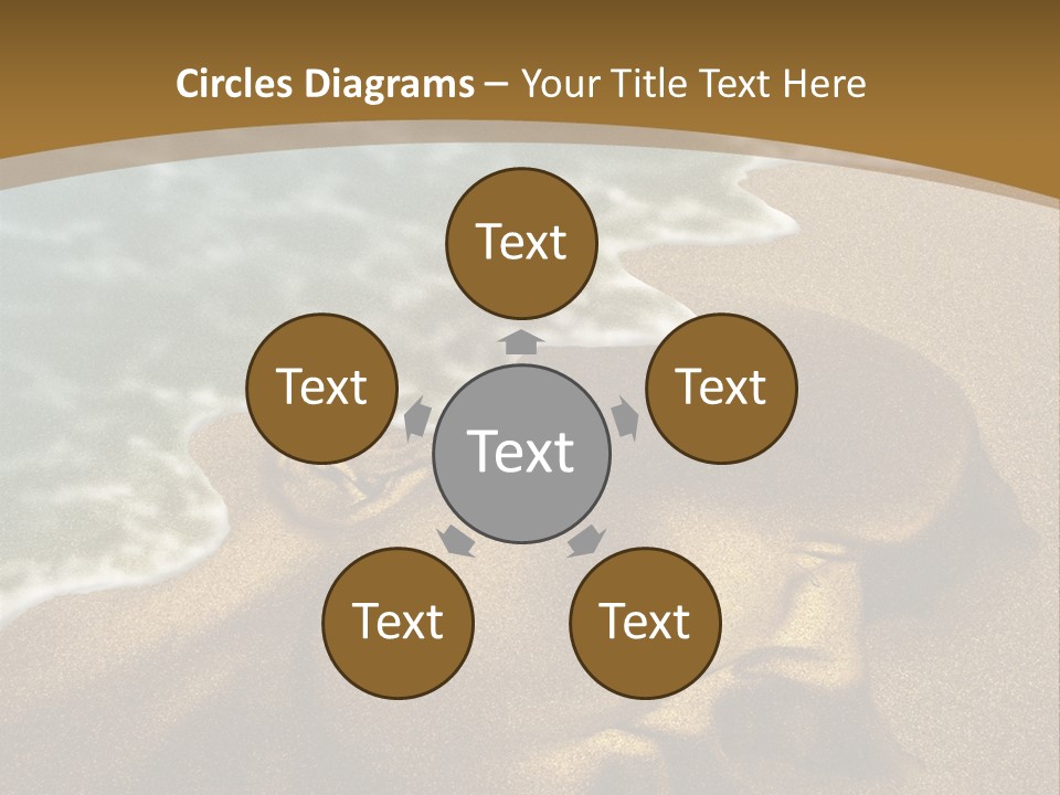 Sand Healthcare And Medicine Alzheimer's Disease PowerPoint Template