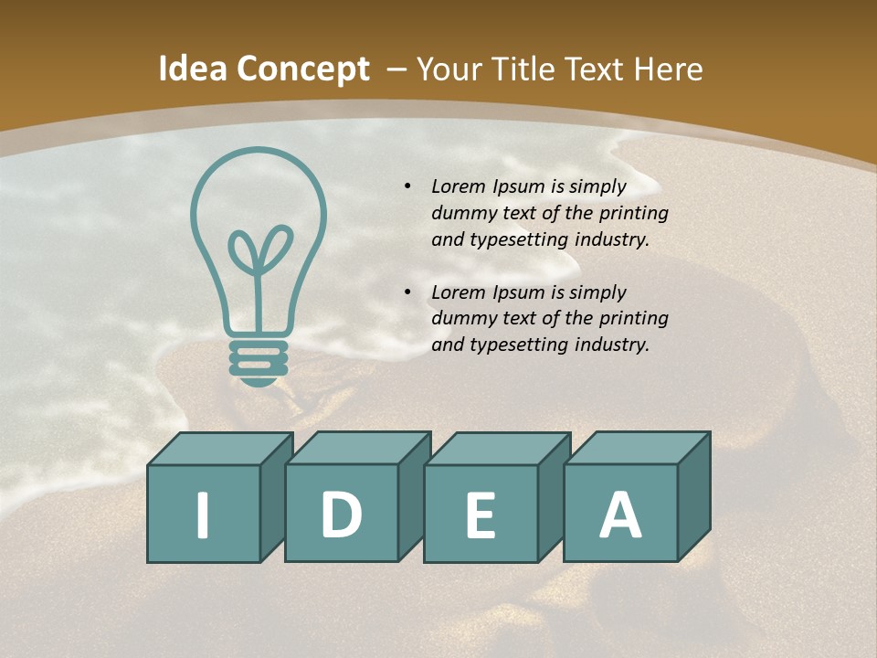 Sand Healthcare And Medicine Alzheimer's Disease PowerPoint Template