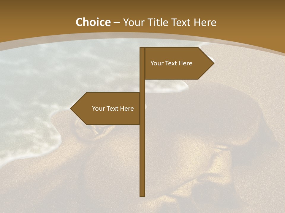 Sand Healthcare And Medicine Alzheimer's Disease PowerPoint Template