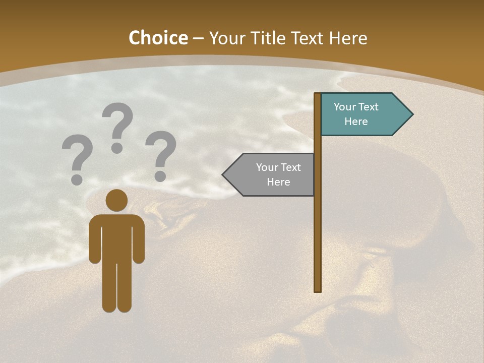 Sand Healthcare And Medicine Alzheimer's Disease PowerPoint Template