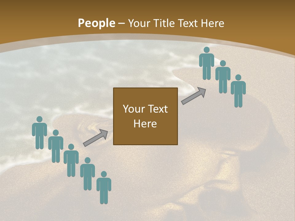 Sand Healthcare And Medicine Alzheimer's Disease PowerPoint Template