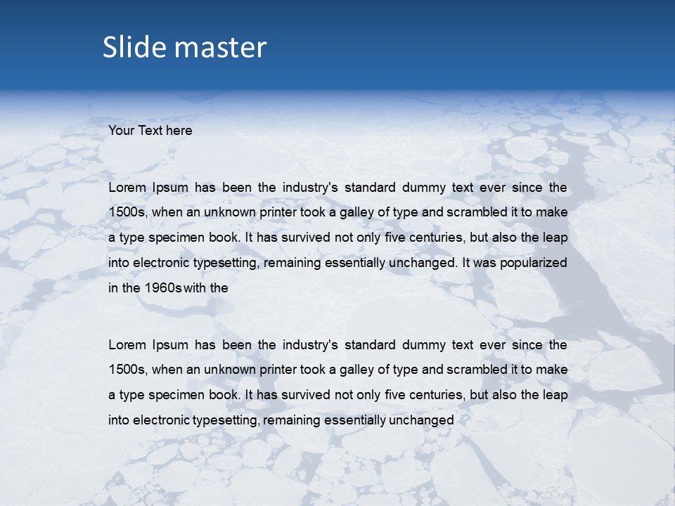 Environment High Altitude Cap PowerPoint Template