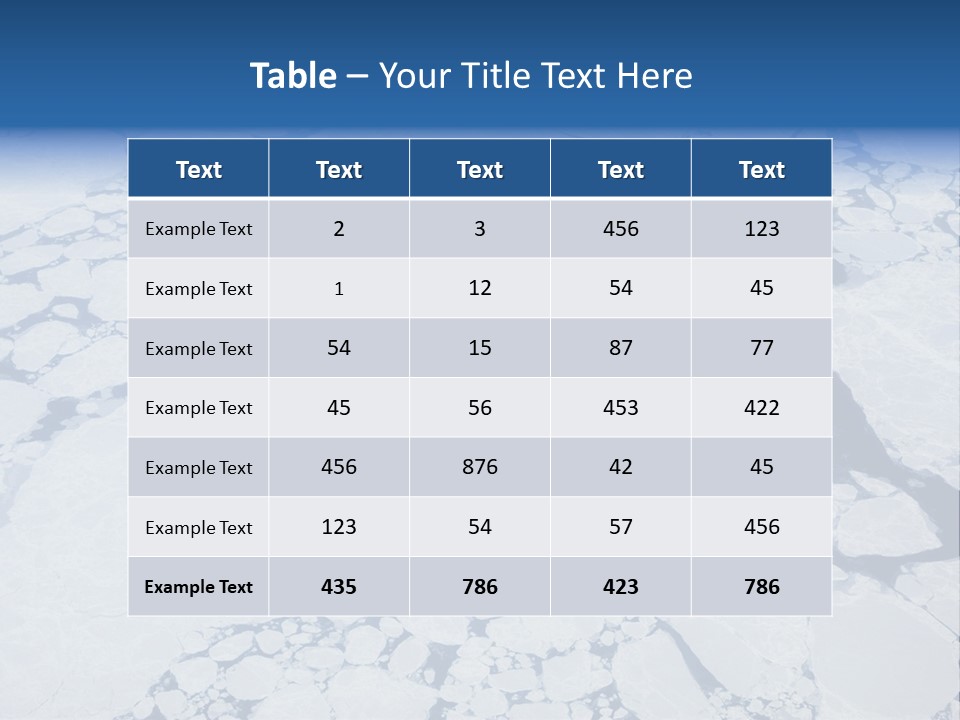 Environment High Altitude Cap PowerPoint Template