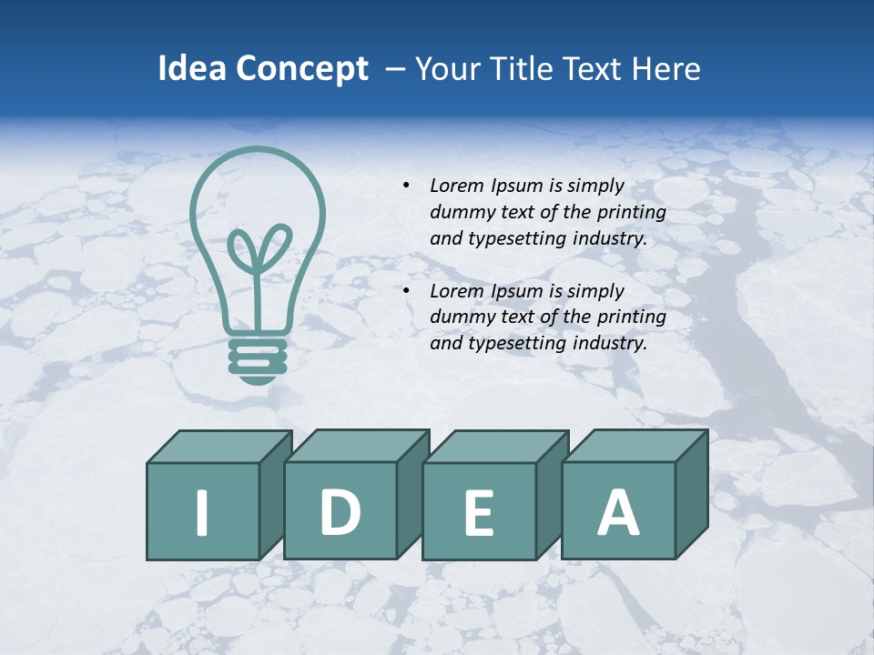 Environment High Altitude Cap PowerPoint Template