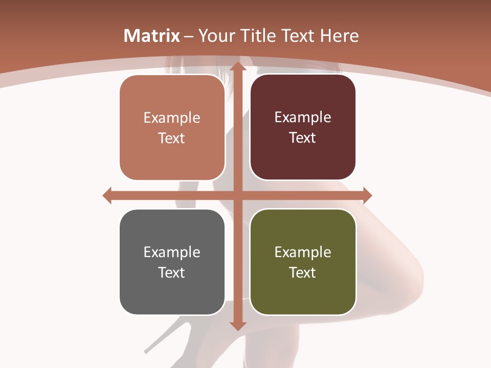 Makeup Beauty Portrait PowerPoint Template