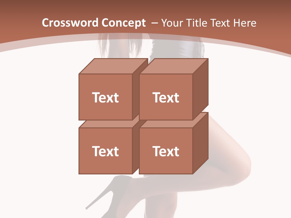 Makeup Beauty Portrait PowerPoint Template