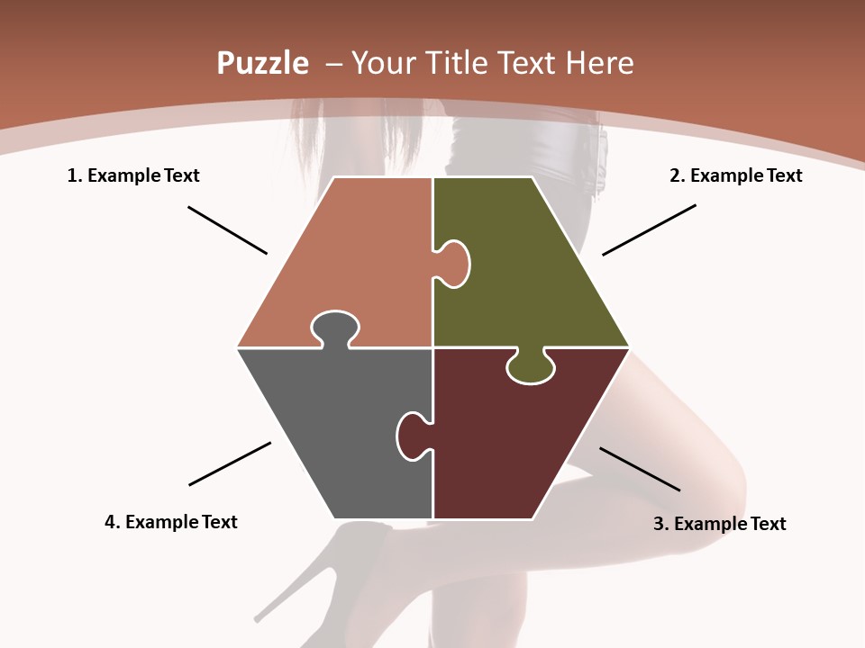 Makeup Beauty Portrait PowerPoint Template