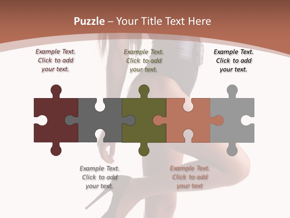 Makeup Beauty Portrait PowerPoint Template