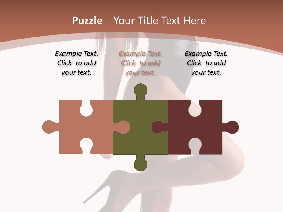 Makeup Beauty Portrait PowerPoint Template