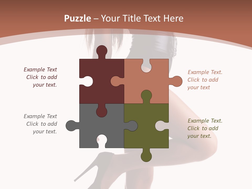 Makeup Beauty Portrait PowerPoint Template