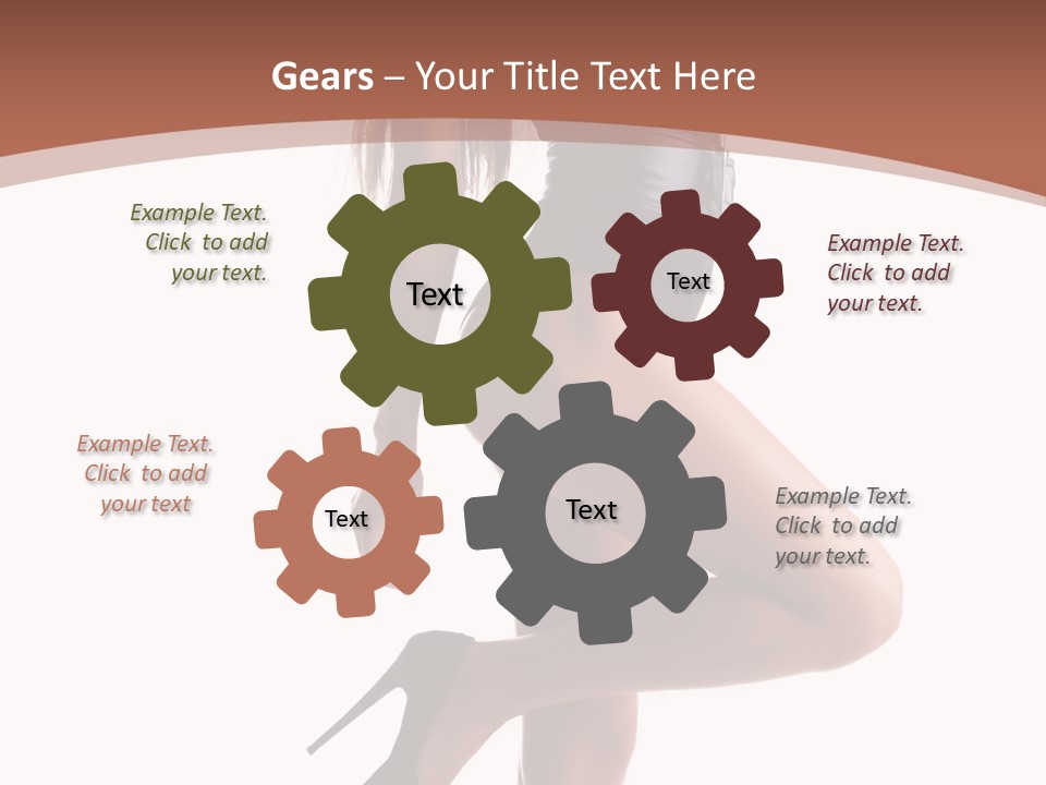 Makeup Beauty Portrait PowerPoint Template